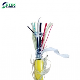 Neutral buoyant cable ROV cable tether mini coaxial with CAT5e