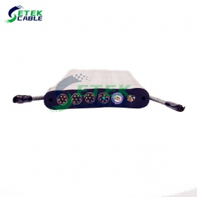 Elevator cctv camera cable with steel wire rope